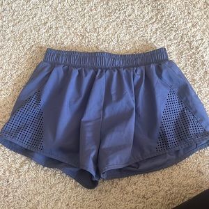 Navy blue athletic shorts